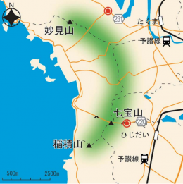 七宝山地図